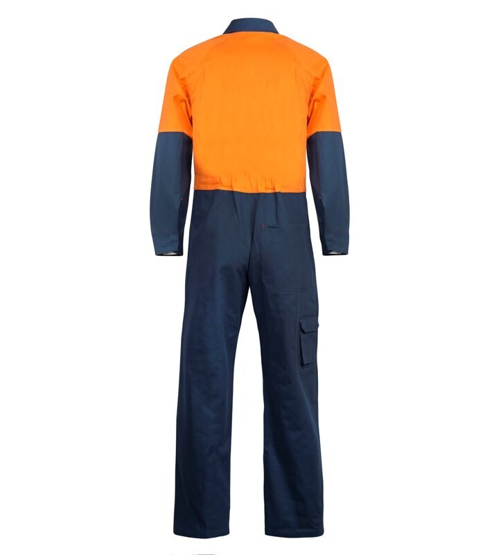 WORKCRAFT 2T Hi Vis Poly/Cotton Overalls