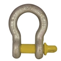 BEAVER Yellow Pin Grade S Bow Shackle 13mm x 16mm 2T
