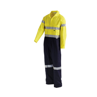 WORKIT Heavyweight 2-Tone Hi Vis Overalls with Tape
