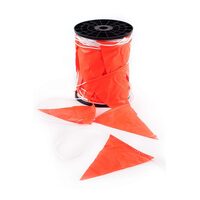 Bunting Orange 100m on Plastic Reel (CARTON OF 6)