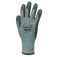 BASTION TARANTO Grey HPPE CUT 5 Grey Polyurethane Palm Coating Glove (PACK OF 12)
