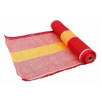 Barrier Mesh Red & Yellow Woven Poly Onion Bag  (PACK OF 10)