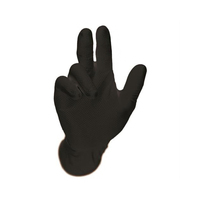 GRIPPAZ Skins Disposable Nitrile Multi-Purpose Gloves Black (CARTON OF 500)