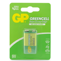 GP Greencell 9V Extra Heavy Duty - Card of  1