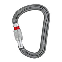 PETZL William Screw-Lock Aluminium Carabiner (PACK OF 4)