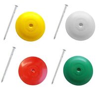 Line-O-Dot Car Park Marker Yellow (Without Spike) | BOX OF 100