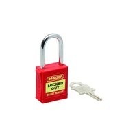 Lockout Tagout Premium Red Safety Padlock Keyed Differently 42mm (BULK CARTON OF 100)